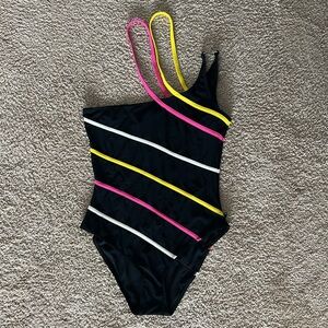 Vintage Versace One Shoulder Bathingsuit